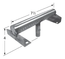 7 1/2 X 4, Burner Assembly, Charbroil RED | 80016159