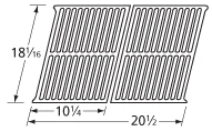 18 1/16 X 20 1/2 Ducane 1305 Stamped Stainless Cooking Grid - 535S2