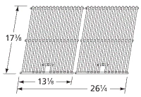 17 3/8 X 26 1/4, Charbroil, Grill Master Stainless Cooking Grids (Set Of 2) - 5S672