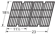 18 3/4 X 23, Cast Iron Cooking Grids - 63012