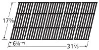 17 3/8 X 31 7/8, Cast Iron Cooking Grids