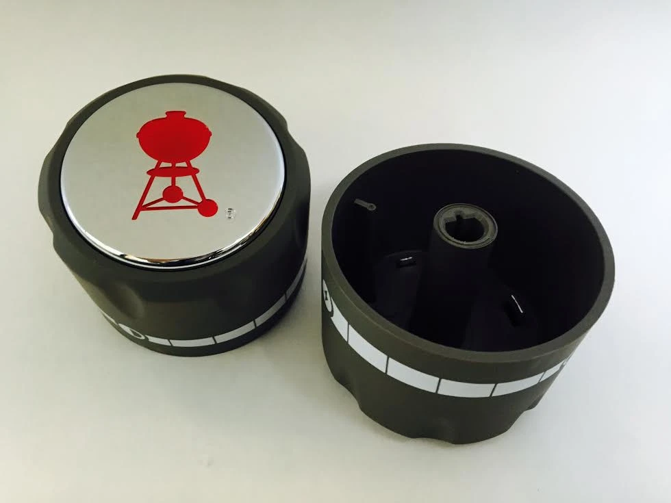 91537 Weber Summit Control Knob Gray 2007 And Newer - Set Of Two 1 91537 Weber Summit Control Knob Gray 2007 And Newer - Set Of Two