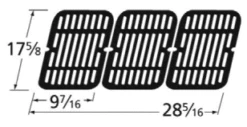17 5/8 X 28 5/16, Stamped Porcelain Cooking Grids - 54193